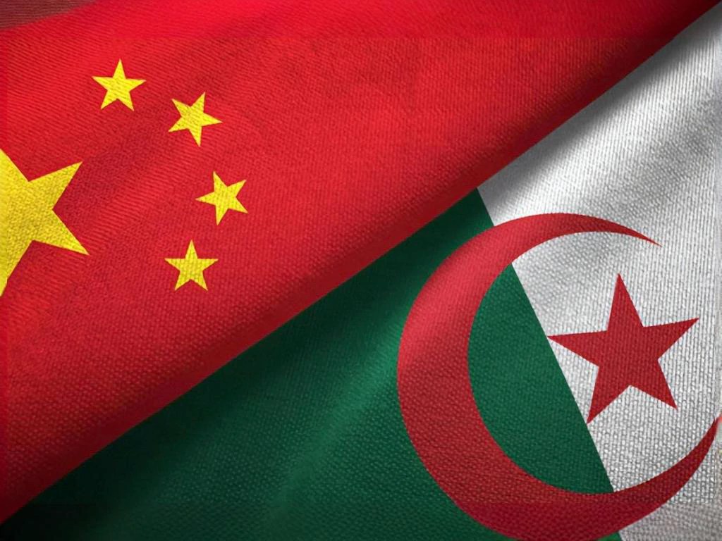 China and Algeria flags