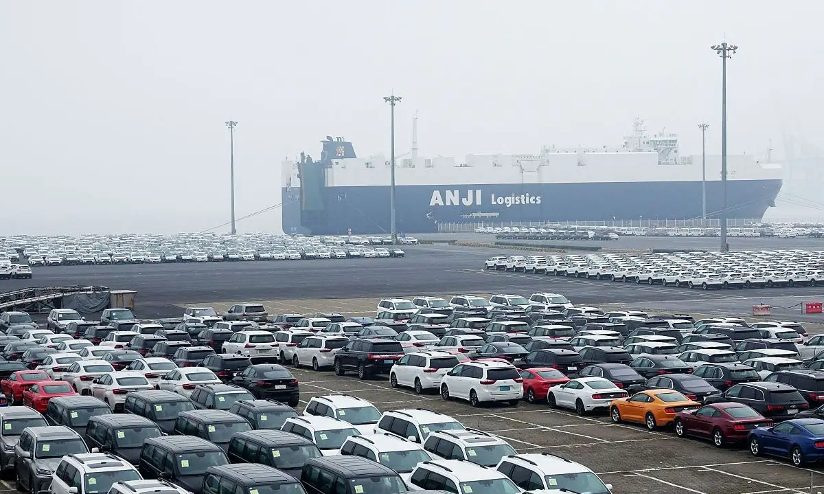 Cars in the port